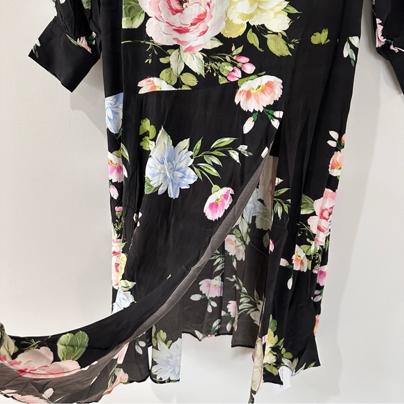 Yumi Kim Marlo Floral Midi Dress Black Size S NWT - Picture 4 of 13